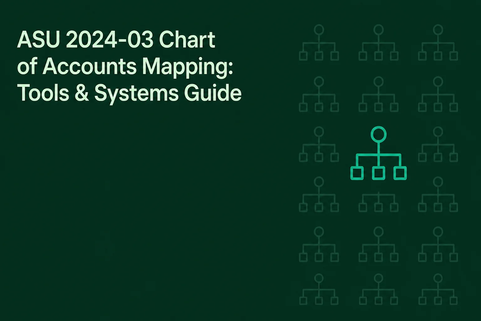 ASU 2024-03 Chart of Accounts Mapping: Tools & Systems Guide