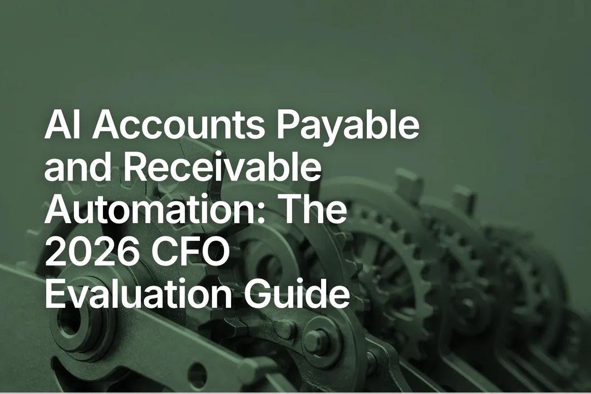 AI Accounts Payable and Receivable Automation: The 2026 CFO Evaluation Guide