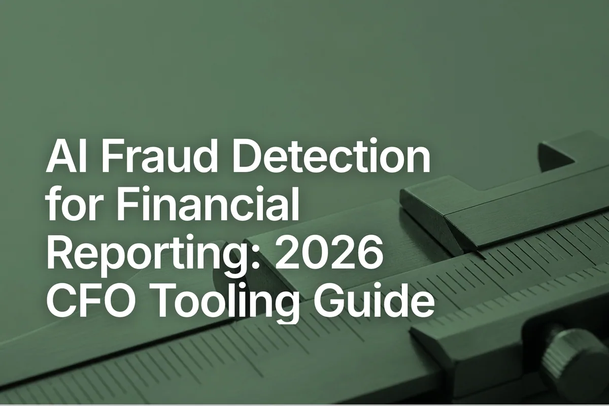 AI Fraud Detection for Financial Reporting: 2026 CFO Tooling Guide ...