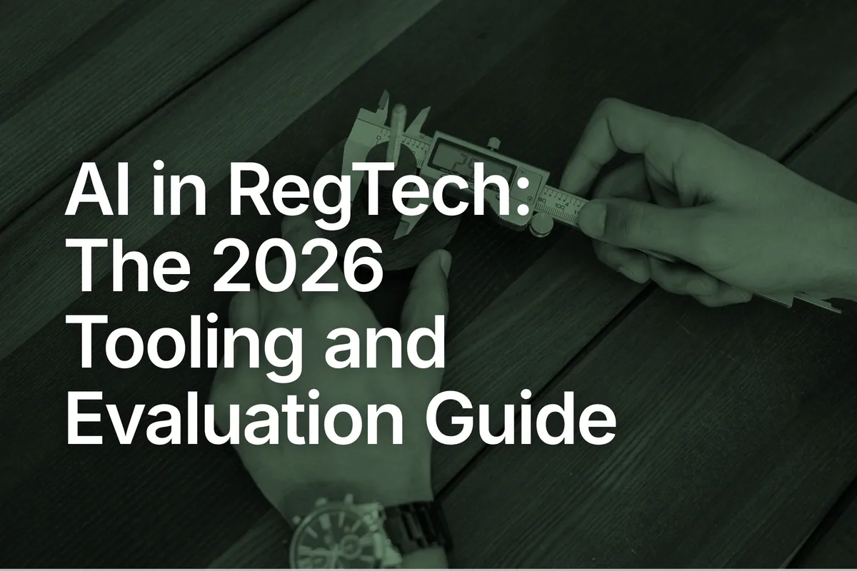 AI in RegTech: The 2026 Tooling and Evaluation Guide