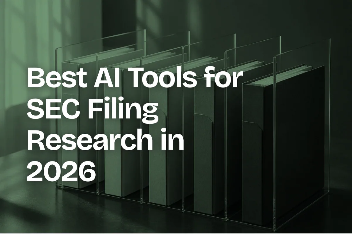Best AI Tools for SEC Filing Research in 2026