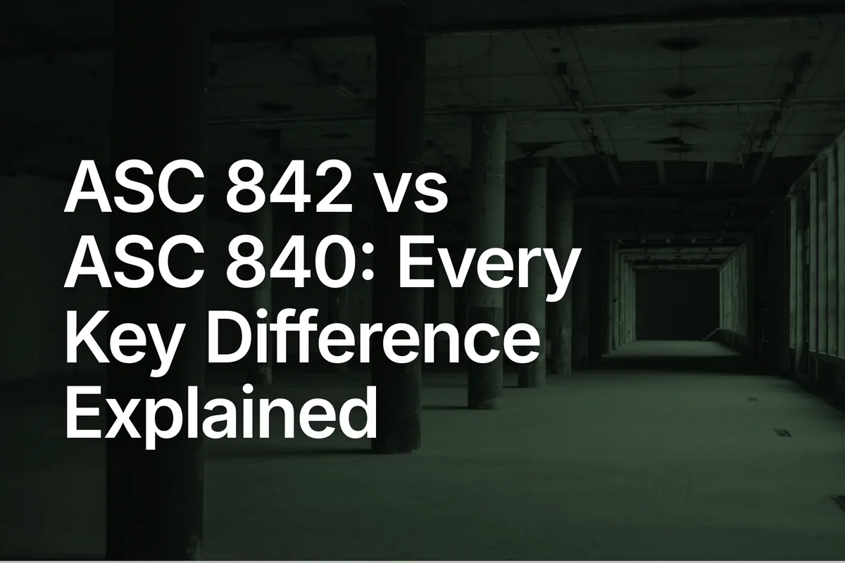 ASC 842 vs ASC 840: Every Key Difference Explained