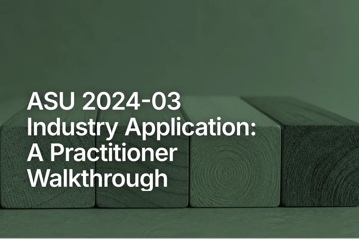 ASU 2024-03 Industry Application: A Practitioner Walkthrough