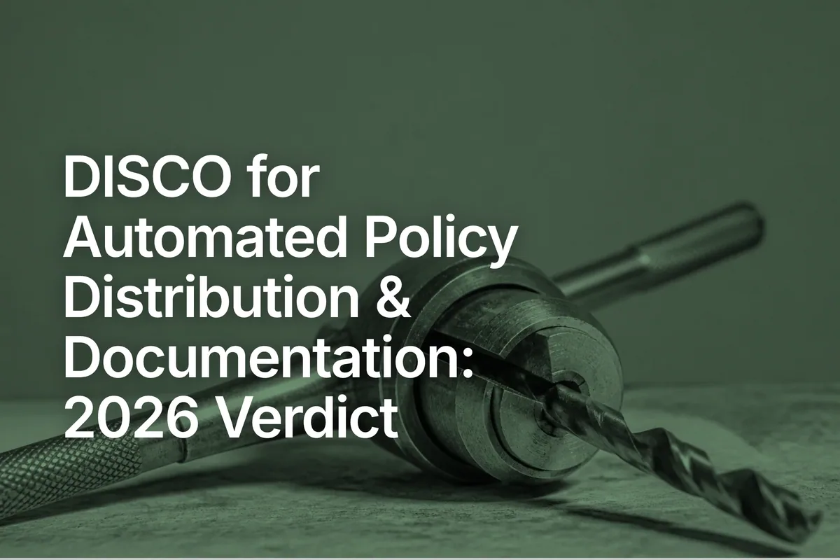 DISCO for Automated Policy Distribution & Documentation: 2026 Verdict ...