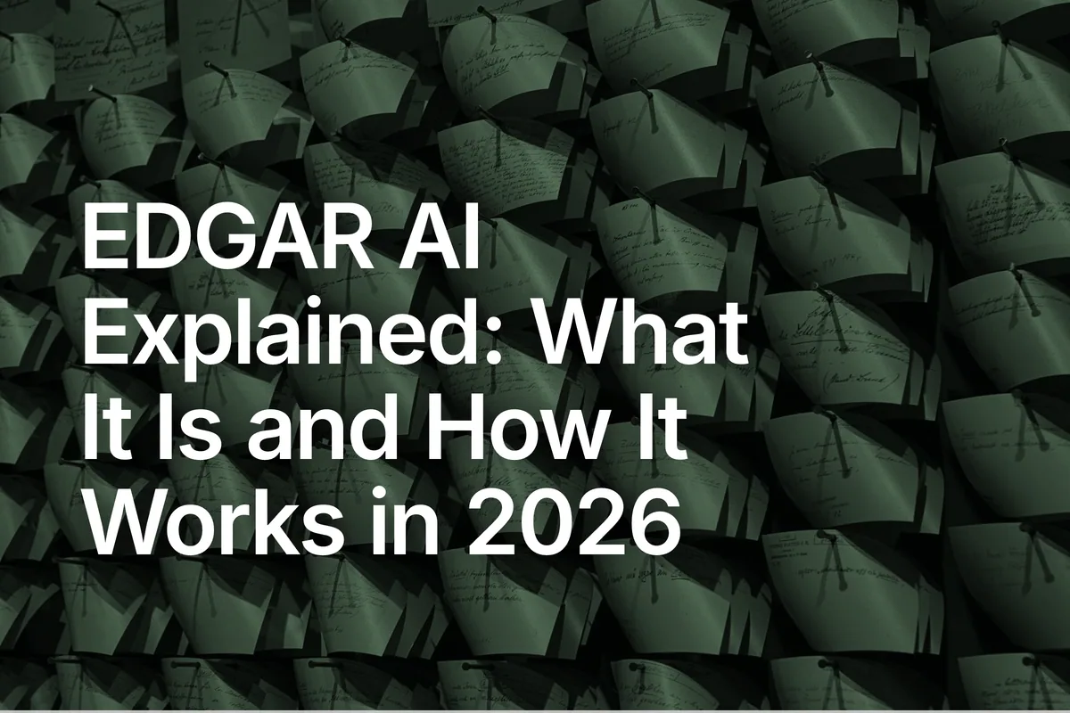 EDGAR AI Explained: What It Is and How It Works in 2026