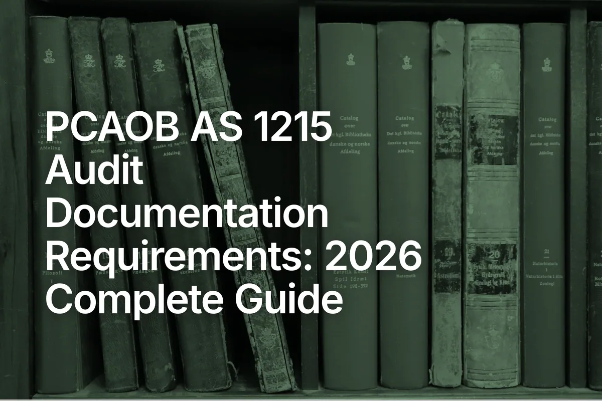 PCAOB AS 1215 Audit Documentation Requirements: 2026 Complete Guide